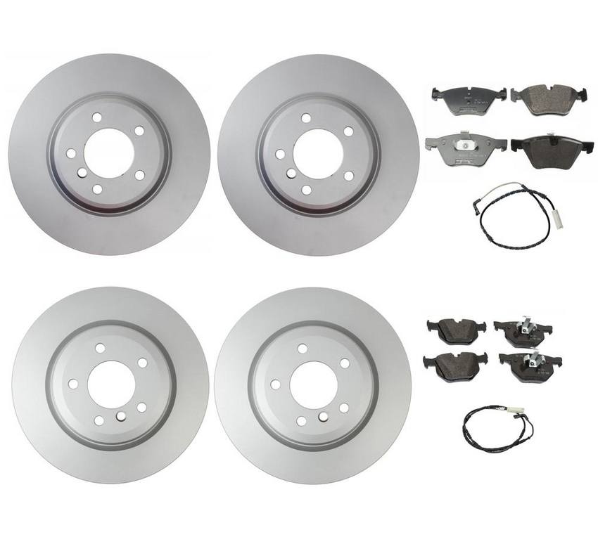 BMW Brake Kit - Pads and Rotors Front &  Rear (348mm/336mm)